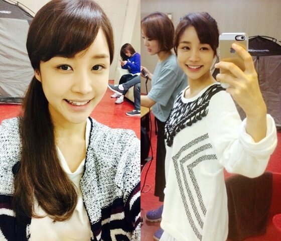 본문 이미지 - 윤진이가 사랑스러운 미소가 돋보이는 셀카 사진을 공개했다. ⓒ News1스포츠 / 킹콩엔터테인먼트 페이스북