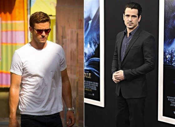 본문 이미지 - 가수 겸 배우 저스틴 팀버레이크(왼쪽)와 콜린 퍼렐(저스틴 팀버레이크, 콜린 퍼렐 트위터). © News1  