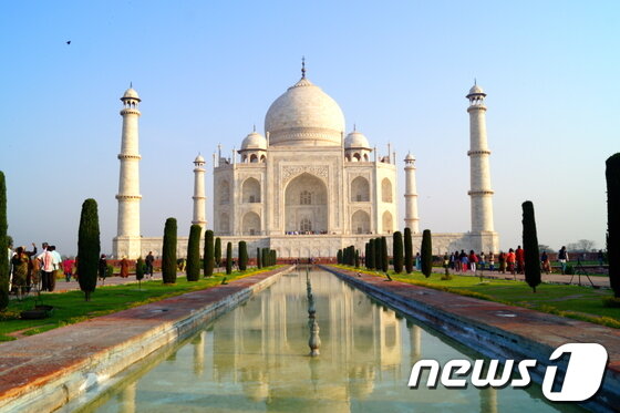 본문 이미지 - 타지마할 ⓒ News1-최종일 기자