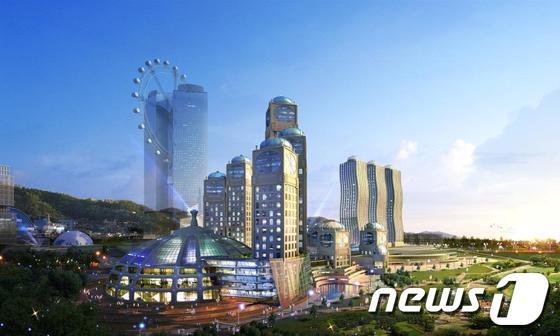 본문 이미지 - 인천 영종도 리포&시저스 카지노 조감도. /뉴스1 ⓒ News1
