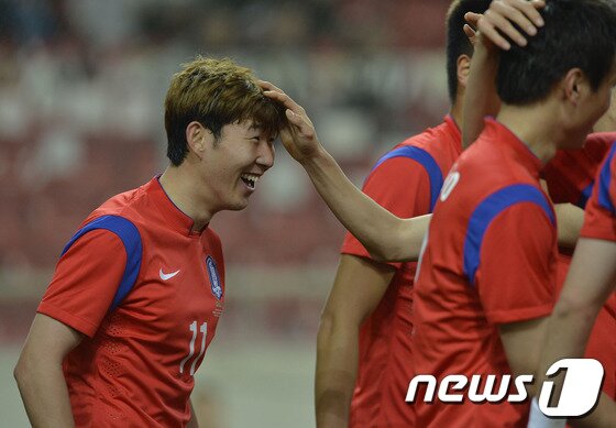 본문 이미지 - 한국 축구 국가대표팀의 손흥민&#40;22·레버쿠젠&#41;. &#40;사진-대한축구협회 제공&#41; © News1   