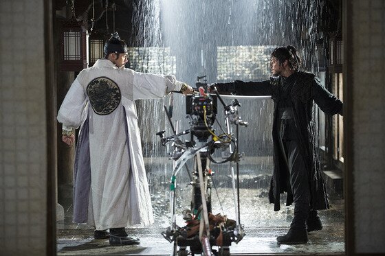 본문 이미지 - 영화 &#39;역린&#39; 촬영 장면&#40;롯데엔터테인먼트 제공&#41;. © News1  