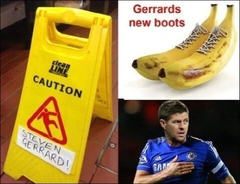 본문 이미지 - 제라드 패러디 게시물(온라인 커뮤니티). © News1  