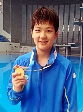 본문 이미지 - 26일 인천문학박태환수영장에서 열린 '제43회 전국소년체육대회' 수영 여중부 자유형 400m에서 금메달을 추가한 울산대현중 조현주(2학년). (사진제공=울산시체육회) © News1