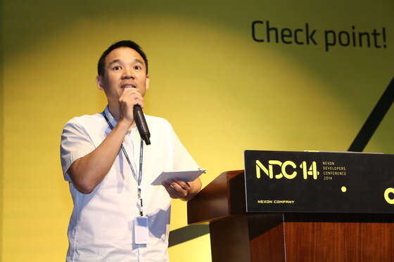 본문 이미지 - 지난달 넥슨 개발자 컨퍼런스에 모습을 드러낸 김정주 NXC 회장© News1   지봉철 기자