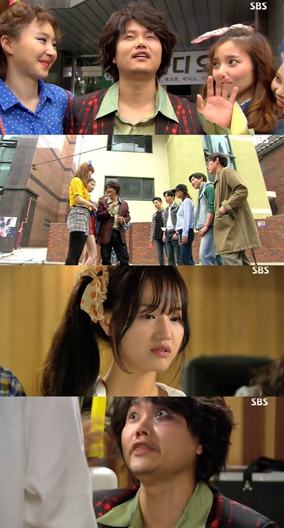 본문 이미지 - 서인애(황정음 분)가 사기꾼 표진수(김민교 분)를 찾아 응징했다. © SBS '끝없는 사랑' 캡처 