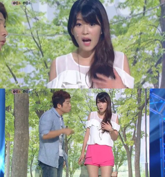 본문 이미지 - '개그콘서트' '예뻐 예뻐' 코너가 결방할 예정이다. ⓒ KBS2 '개그콘서트' 방송캡처 