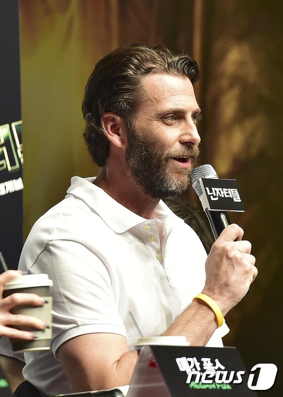 본문 이미지 - 제작자 앤드류 폼이 27일 오후 서울 중구 장충동 신라호텔에서 열린 영화 "닌자 터틀"(감독 조나단 리브스만) 기자 간담회에 참석했다. ⓒ News1스포츠 / 김진환 기자