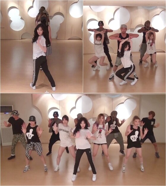 본문 이미지 - 현아가 4일 낮 12시 공식 유튜브 채널을 통해 타이틀 곡 '빨개요'의 안무연습 영상을 공개했다. ⓒ 현아 공식 유튜브 채널 캡처