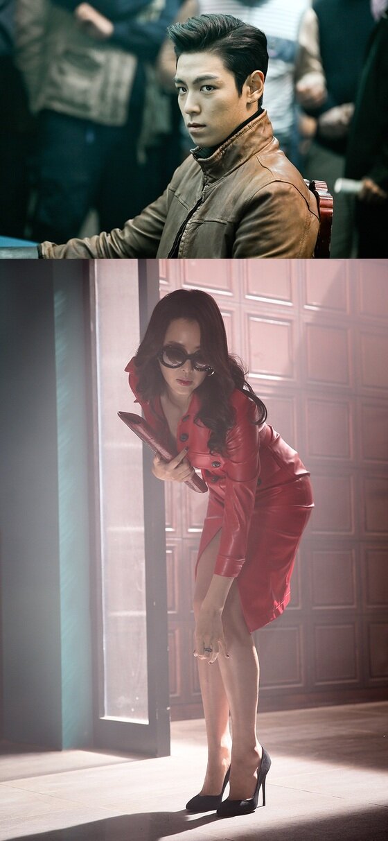 본문 이미지 - 영화 &acute;타짜2&acute; 측이 최근 주연배우 최승현과 이하늬 스틸 컷을 공개했다. ⓒ 롯데엔터테인먼트