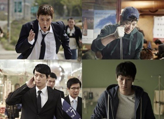 본문 이미지 - 영화 '두근두근 내 인생' 철부지 아버지 대수 역의 강동원의 헤어스타일 변천사가 공개됐다. ⓒ CJ엔터테인먼트