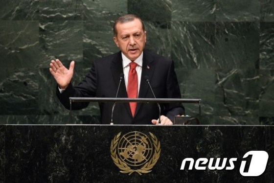 레제프 타이이프 에르도안 터키 대통령. © AFP=뉴스1 2014.09.28/뉴스1 © News1