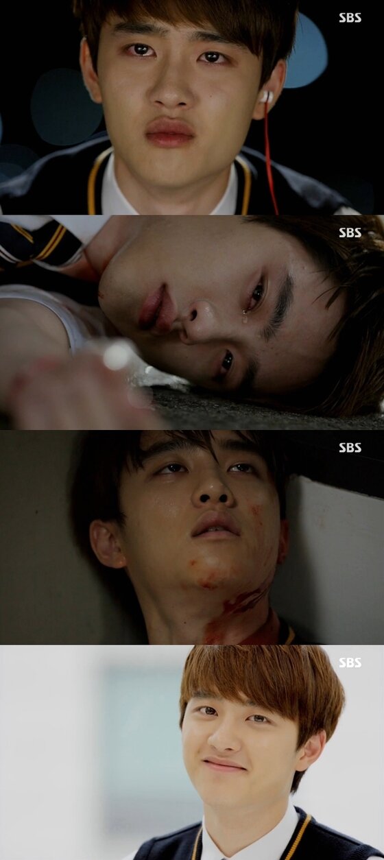 본문 이미지 - 엑소 디오(도경수)가 뛰어난 연기력으로 배우로서 면모를 제대로 선보이고 있다. ⓒ SBS &acute;괜찮아 사랑이야&acute; 캡처