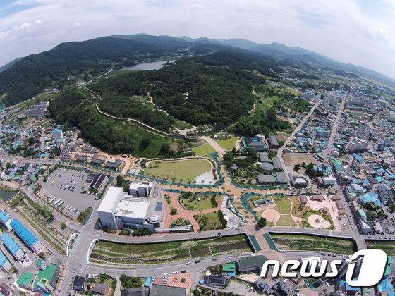 전북 고창군 고창읍 모양성과 시가지ⓒ News1 박제철 기자