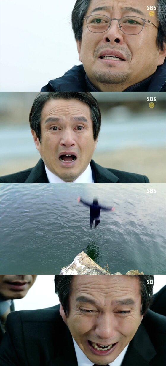 본문 이미지 - &acute;펀치&acute; 이기영이 동생 조재현을 위해 자살을 선택했다. ⓒ News1스포츠 / SBS &acute;펀치&acute; 캡처