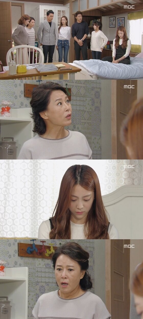 본문 이미지 - 배우 차화연이 막내 딸의 의대 자퇴 소식에 망연자실했다.ⓒ News1star/MBC ‘엄마’ 캡처