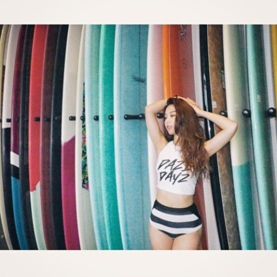 본문 이미지 - 김희정이 늘씬한 몸매를 과시했다. ⓒ News1star / 김희정 SNS