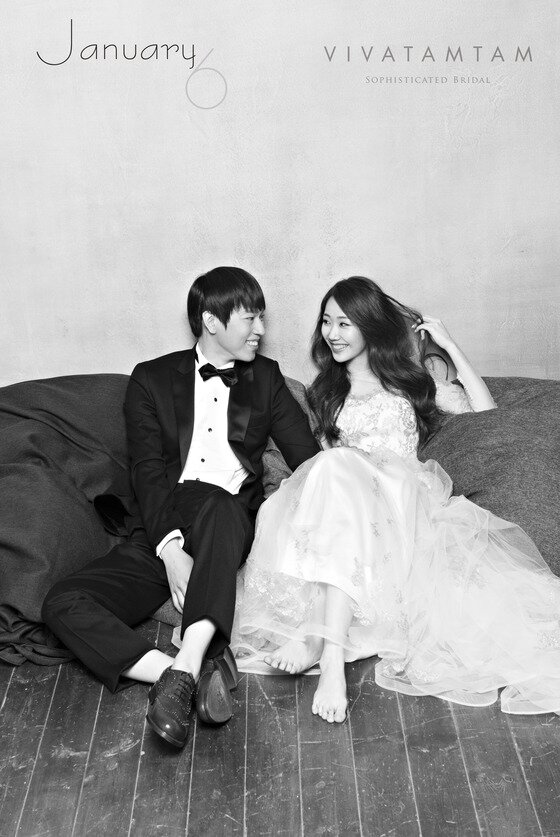 본문 이미지 - 힙합그룹 배치기의 멤버 탁(본명 이기철)이 웨딩사진을 공개했다.ⓒ News1star / YMC엔터테인먼트