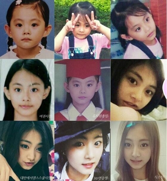 본문 이미지 - 신예 걸그룹 트와이스 쯔위의 과거 사진이 눈길을 끈다.ⓒ News1star / 온라인 커뮤니티