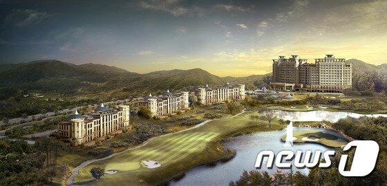 본문 이미지 - 칸리조트의 조감도. ⓒ News1
