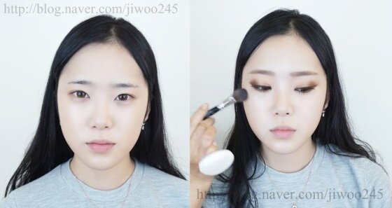 본문 이미지 - 메이크업의 섹시함을 살리기 위해서는 골드 빛이 도는 건강한 베이스를 만드는 것이 포인트다. ⓒ News1star / Jiwoo 제공