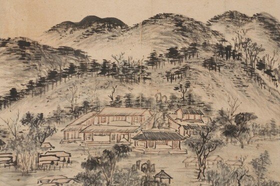 본문 이미지 - 소치 허련(조선 19세기) '태령십청원'  (사진제공 경기도미술관)