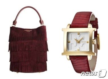 본문 이미지 - 버버리 ‘티어드 스웨이드 프린지 버킷’, 에스까다 ‘ESTELLE II 컬렉션’ ⓒ News1