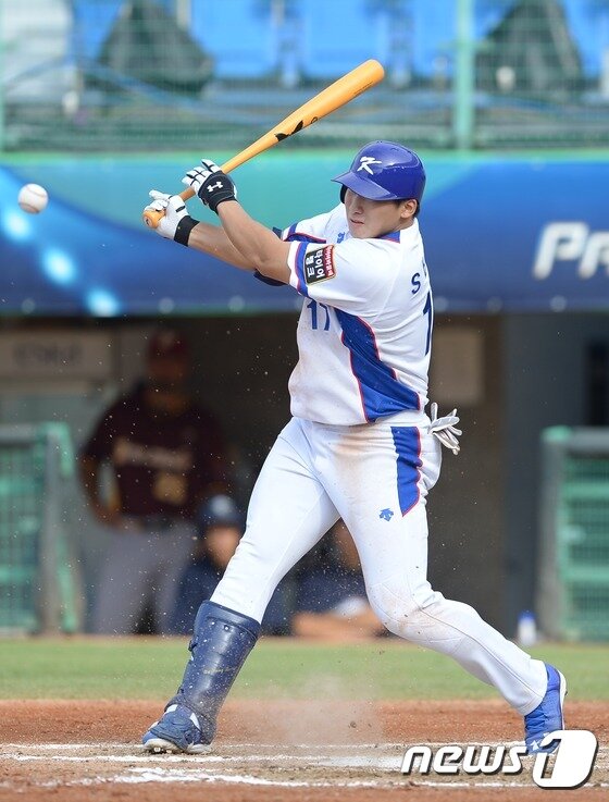 본문 이미지 - 2015 프리멍12에 출전한 나성범. ⓒ News1 DB