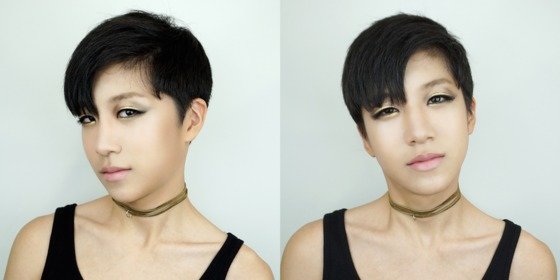 본문 이미지 - 메이크업만으로도 가인의 섹시함과 다크함을 동시에 표현할 수 있다.ⓒ News1star