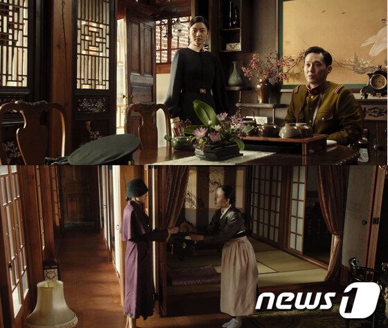 본문 이미지 - 영화 암살에 나온 백인제가옥의 사랑채의 내부모습. 사진 출처/ 영화 암살 캡쳐 ⓒ News1