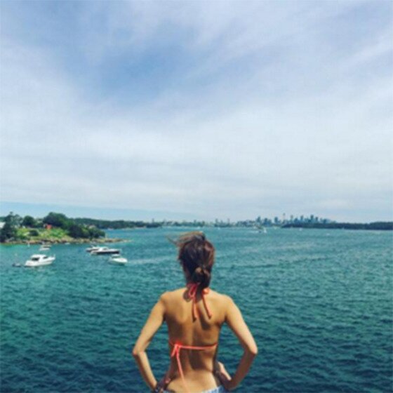 본문 이미지 - 국가비가 군살 없는 매끈한 뒤태를 자랑했다.ⓒ News1star/ 국가비 인스타그램