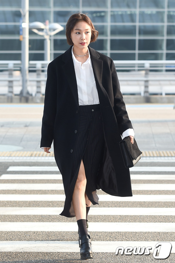 (인천공항=뉴스1스타) 고아라 기자 = 모델 고소현이 28일 오후 인천국제공항에서 열린 '2015 한류패션 페스티벌(KWFF, Korean Wave Fashion Festival) …