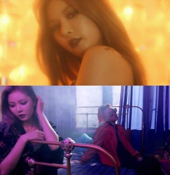 본문 이미지 - 박재범 현아가 '뻔하잖아' 뮤직비디오서 만났다. ⓒ News1star/ '뻔하잖아' 뮤직비디오 캡처