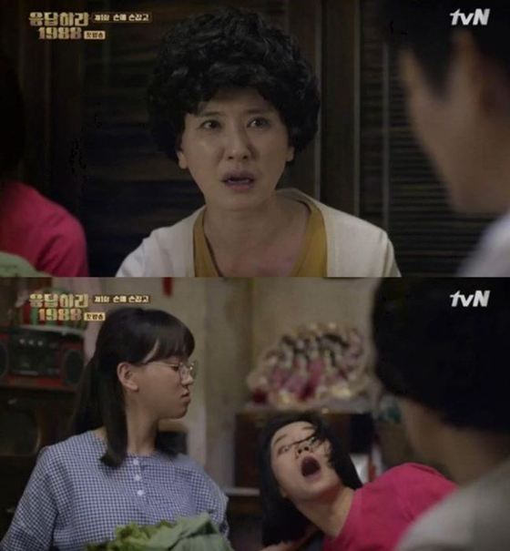 본문 이미지 - ‘응답하라 1988’ 류혜영이 혜리에게 폭풍 분노했다. ⓒ News1star/tVN ‘응답하라 1988’ 캡처