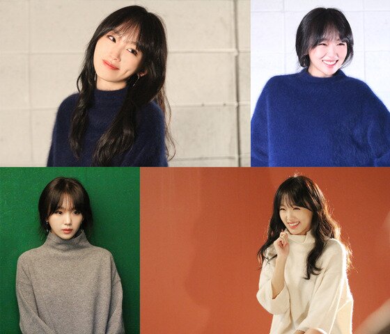 본문 이미지 - 배우 진기주의 비하인드 컷이 공개됐다. ⓒ News1star / 레이디경향