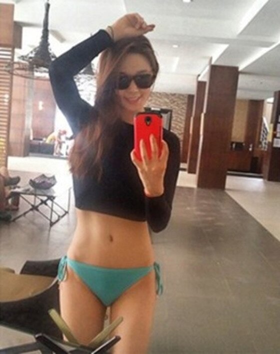 본문 이미지 - 보라카이를 찾은 레이양의 셀카가 누리꾼의 시선을 끌었다.ⓒ News1star/ 레이양 인스타그램