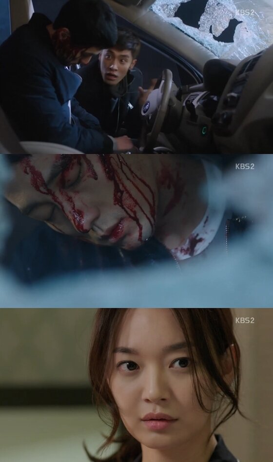 본문 이미지 - '오마비' 소지섭이 성훈 대신 사고를 당했다. ⓒ News1star / KBS2 '오 마이 비너스' 캡처