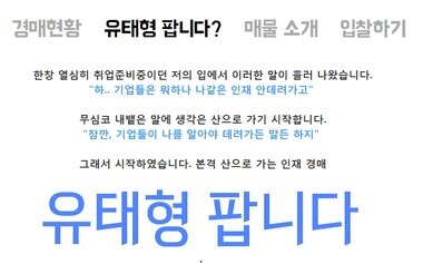 본문 이미지 - '유태형 팝니다' 홈페이지 ⓒ News1