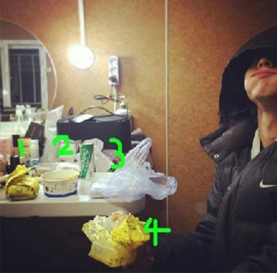 본문 이미지 - '뮤직뱅크' 박보검이 의외의 먹성을 드러냈다. ⓒ News1star/류혜영 인스타그램