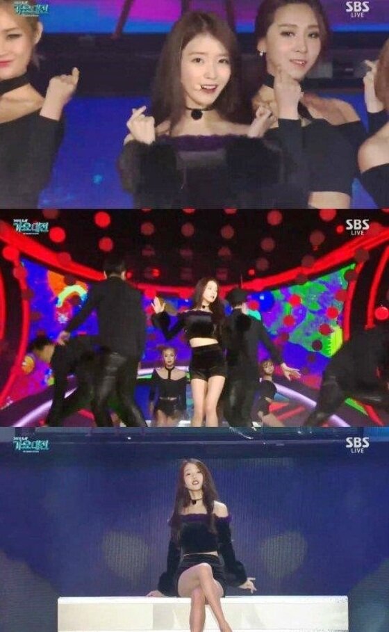 본문 이미지 - 가수 아이유가 ‘스물셋’ 무대를 선보였다.ⓒ News1star/ SBS 