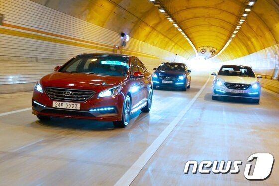 본문 이미지 - 현대차 &acute;쏘나타 터보&acute;ⓒ News1 
