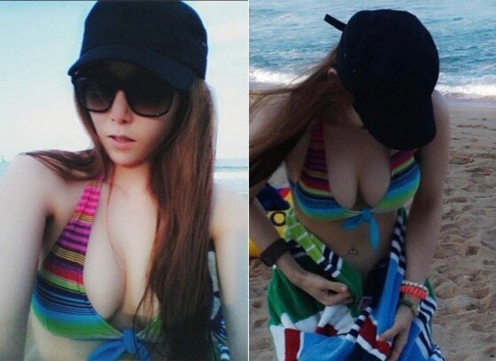 본문 이미지 - 결혼을 앞둔 개그우먼 허미영의 과거 사진이 화제다. ⓒ 허미영 페이스북