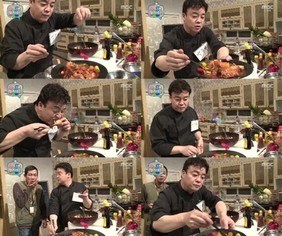본문 이미지 - '마이리틀텔레비전' 백종원이 요리 방송을 선보였다. ⓒ 뉴스1스포츠 / MBC '마이리틀텔레비전' 캡처