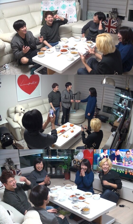 본문 이미지 - '나 혼자 산다' 전현무와 강남이 일본인 친구 쇼코를 위해 정용화를 초대했다. ⓒ 뉴스1스포츠 / MBC