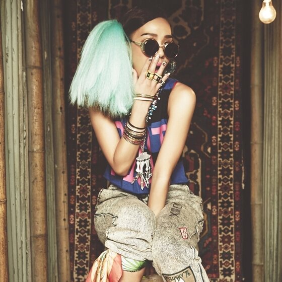 본문 이미지 - 윤미래가 최고의 여성 래퍼라는 타이틀에 쑥스러워했다. ⓒ News1스포츠 / 필굿뮤직