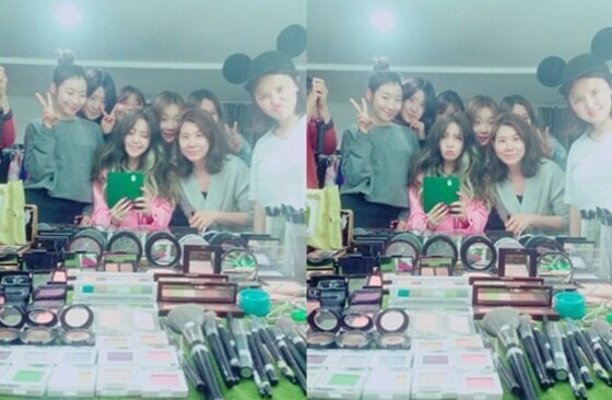 본문 이미지 - '나도 여자예요' 민아가 스태프들에게 고마움을 전했다. ⓒ 뉴스1스포츠 / 민아 인스타그램