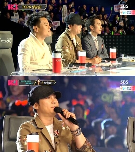 본문 이미지 - 양현석이 릴리M을 영입하고 싶은 속내를 드러냈다. ⓒ News1스포츠 / SBS &acute;일요일이 좋다-서바이벌 오디션 K팝스타4&acute; 캡처