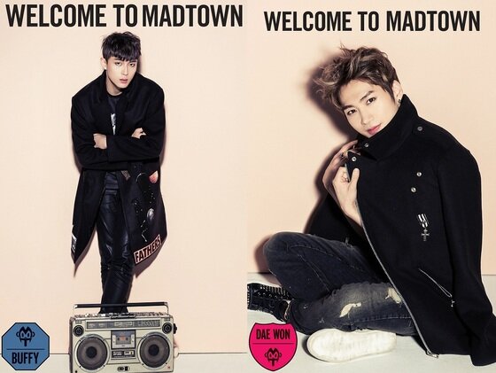본문 이미지 - 그룹 매드타운의 멤버 버피와 대원이 새 앨범 재킷 사진을 공개했다. ⓒ 뉴스1스포츠 / 제이튠캠프