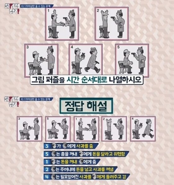 본문 이미지 - 타블로가 11초 만에 풀었다는 문제가 누리꾼들의 주목을 받고 있다. ⓒ News1스포츠 / Mnet &acute;문제적 남자 뇌섹시대&acute; 캡처