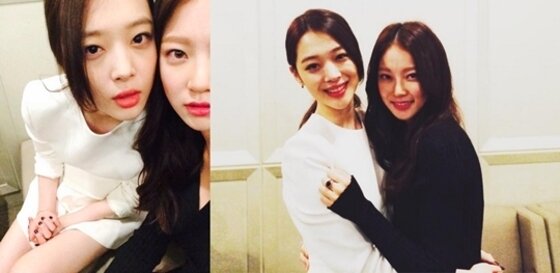 본문 이미지 - 공승연이 에프엑스 설리와 찍은 과거 사진이 새삼 화제다. ⓒ 뉴스1스포츠 / 공승연 SNS 